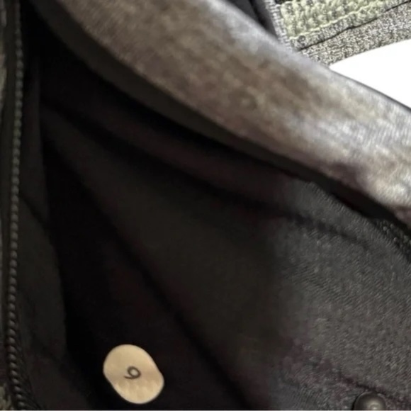 LULULEMON - Pace Rival Crop *22" Heathered Black / Black in Size 6 - Picture 8 of 10